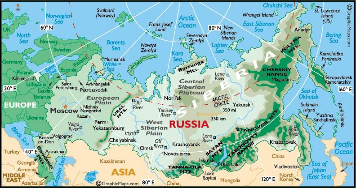 Rusia Travel Map Harta De Rusia Turism Europa De Est Europa